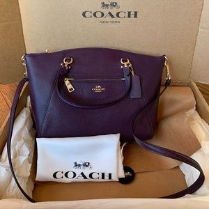 Coach | NWT Prairie Pebble Satchel 58874
